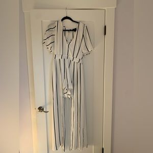Striped jumpsuit